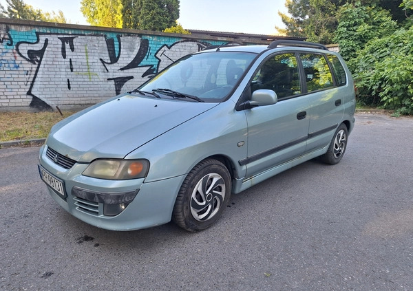 Mitsubishi Space Star cena 2250 przebieg: 218000, rok produkcji 2004 z Warszawa małe 92